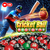 Cricket Ball Roulette live casino on phdrea